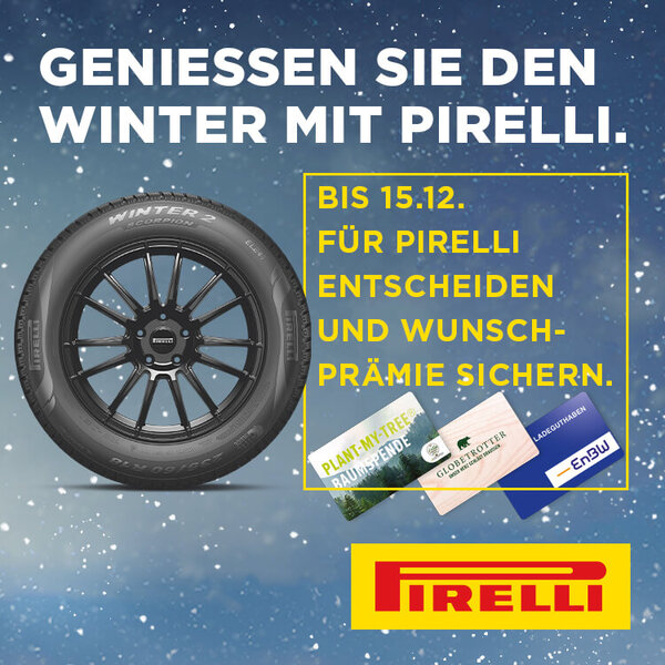 Pirelli Wunschprämie sichern